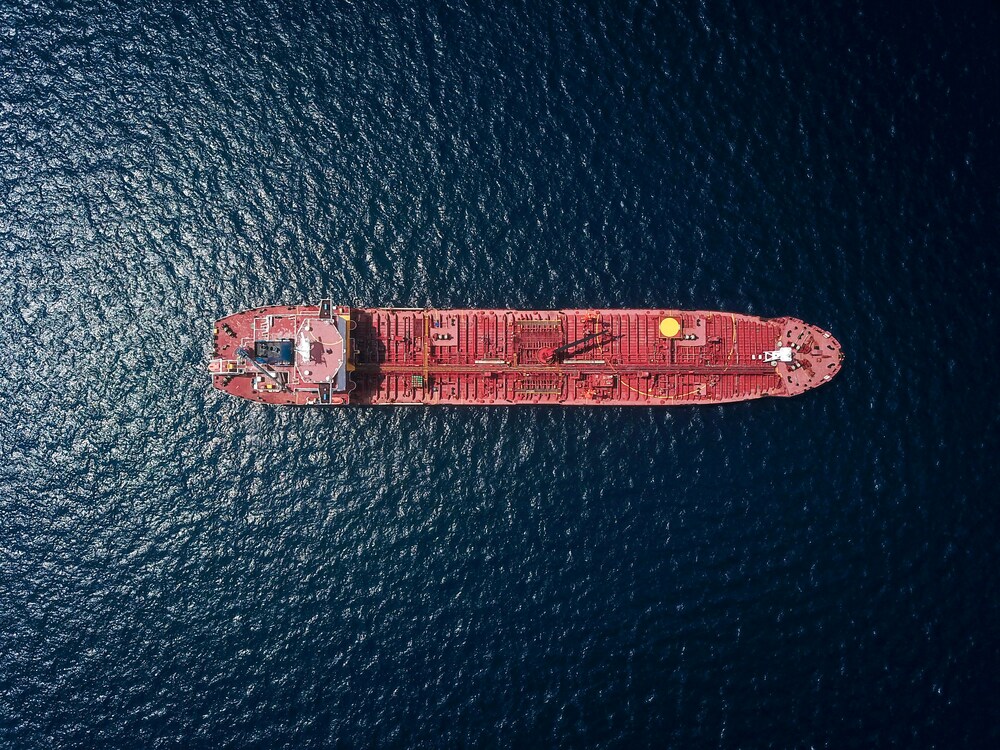 ship in the middle of sea